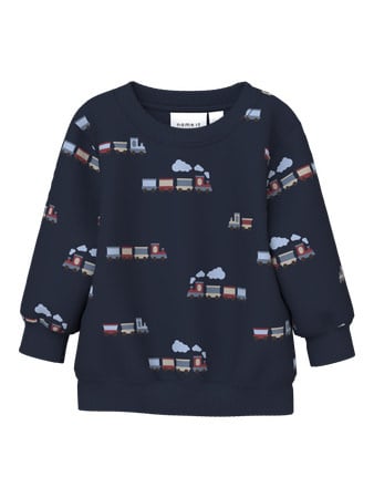 Baby trui VIMMER Navy Blazer Train Regular Fit