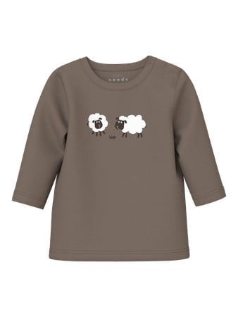 Baby longsleeve VOBBI Walnut Sheep Regular Fit
