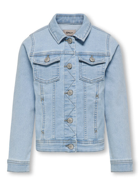 Kinder Jeansjacke SARA Hellblau Denim