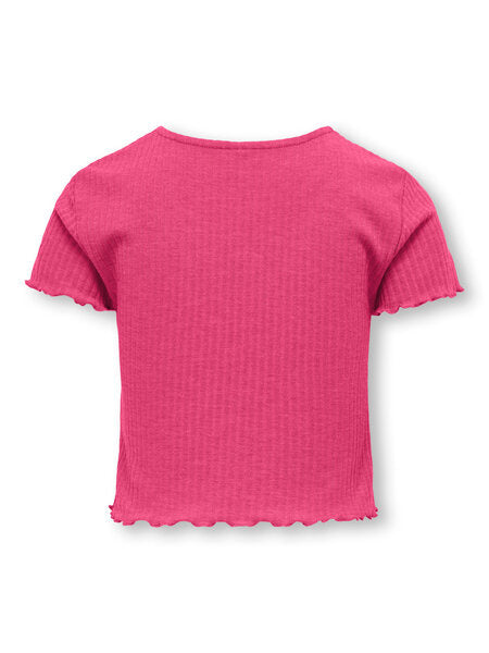 Kinder T-Shirt NELLA Himbeere Stretch Fit