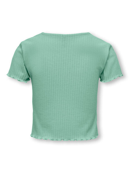 Kids T - shirt NELLA Birds Egg Green Stretch Fit