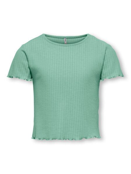Kids T - shirt NELLA Birds Egg Green Stretch Fit