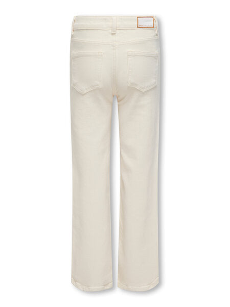Kids spijkerbroek JUICY Ecru Wide Leg Fit