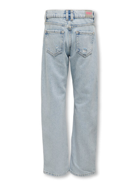 Kids spijkerbroek DAD Light Blue Denim Straight Fit