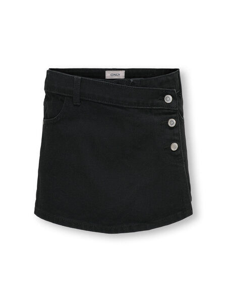 Kids skort JENNY Black Denim