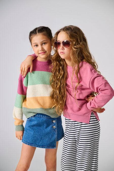 Kids skort JENNY Medium Blue Denim