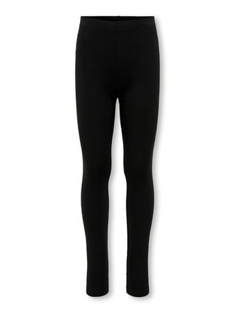 Kids broek EMILI BRUSHED Black Slim Fit