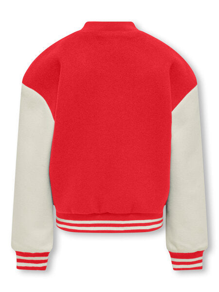 Kinderjacke SILJA LIFE BOMBER Mars Red Clloud Dancer