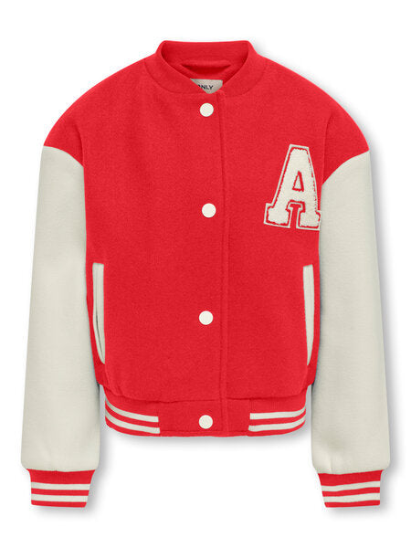 Kinderjacke SILJA LIFE BOMBER Mars Red Clloud Dancer