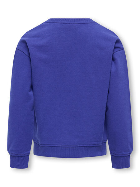 Kinderpullover DITTE Kobaltblau Le Marais/Fuchsienpurpur Regular Fit