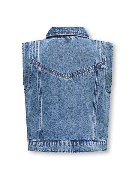 Kids gilet KENNEDY Medium Blue Denim