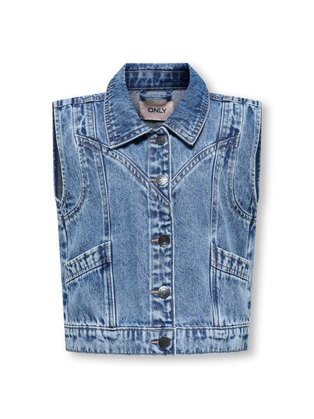 Kids gilet KENNEDY Medium Blue Denim