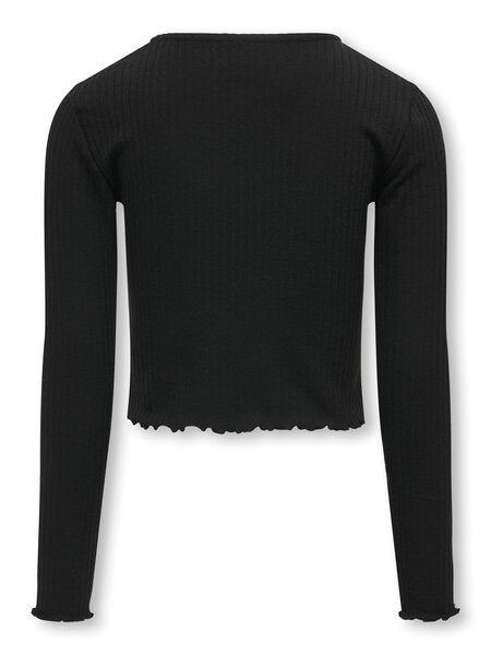 Kids longsleeve NELLA Black Stretch Fit