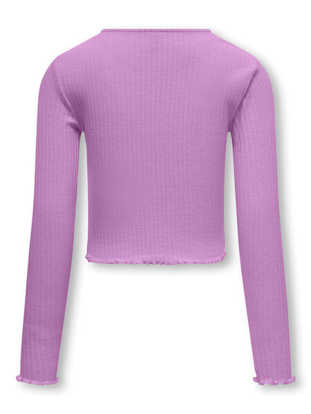 Kids longsleeve NELLA African Violet Stretch Fit