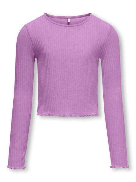 Kids longsleeve NELLA African Violet Stretch Fit