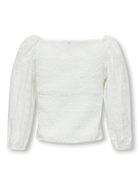 Kinder Langarmshirt PILEA Cloud Dancer Regular Fit