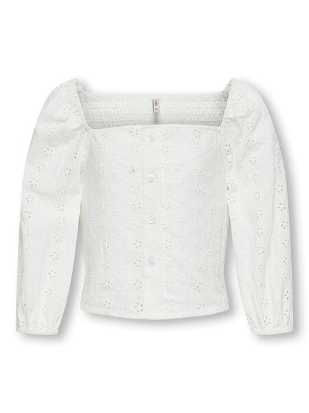 Kinder Langarmshirt PILEA Cloud Dancer Regular Fit