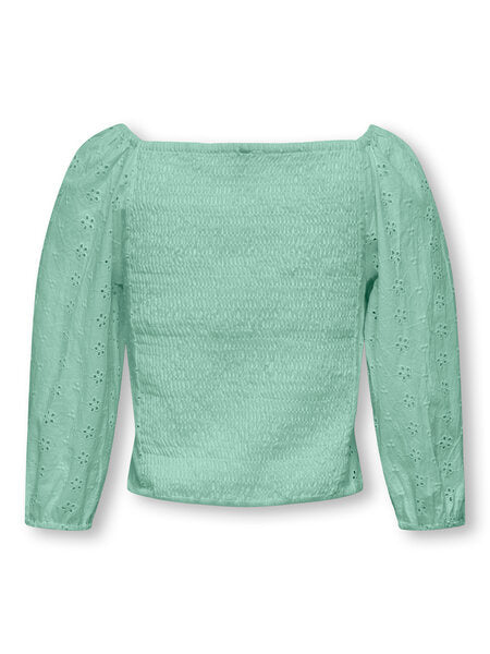 Kinder Langarmshirt PILEA Birds Egg Grün Regular Fit