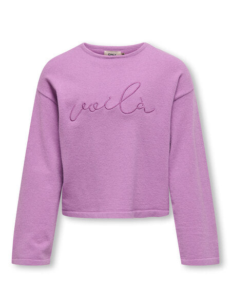 Kinderpullover IBI African Violet EMB CATTLEYA ORCHID Regular Fit