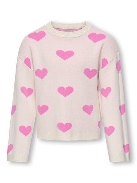 Kinderpullover MONTANA Birkenherz Fuchsia Pink Lockerer Schnitt