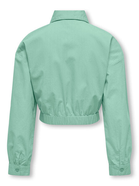 Kinder Langarmshirt NORA Birds Egg Grün Regular Fit