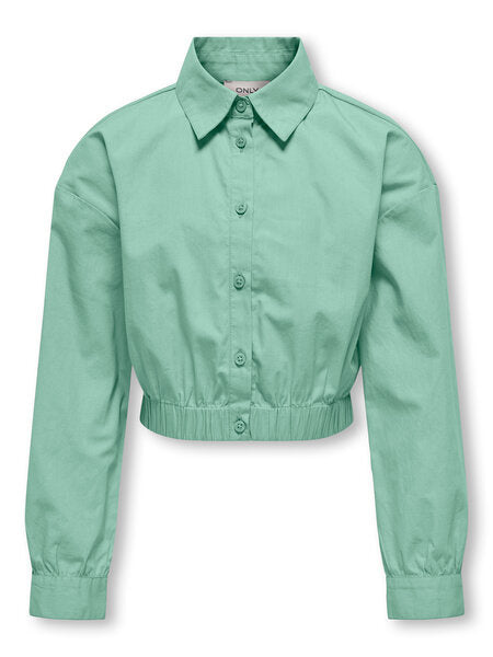 Kinder Langarmshirt NORA Birds Egg Grün Regular Fit