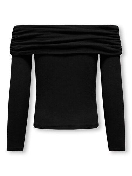Kinder Langarmshirt AMOUR Schwarz Regular Fit