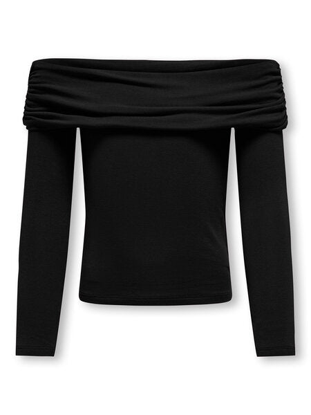 Kinder Langarmshirt AMOUR Schwarz Regular Fit