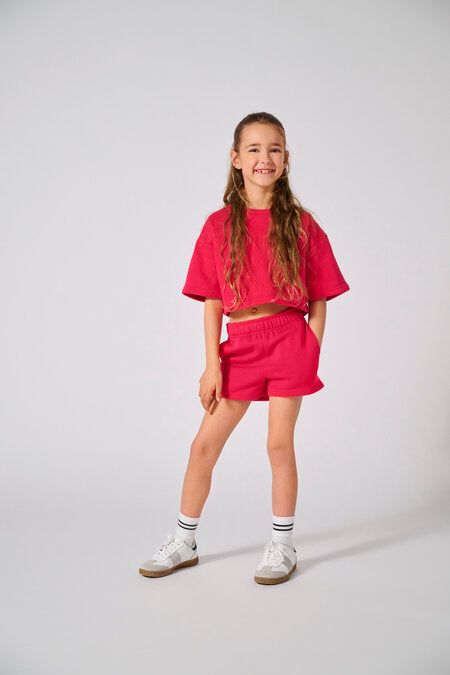 Kinder Shorts FAVE Himbeere Regular Fit