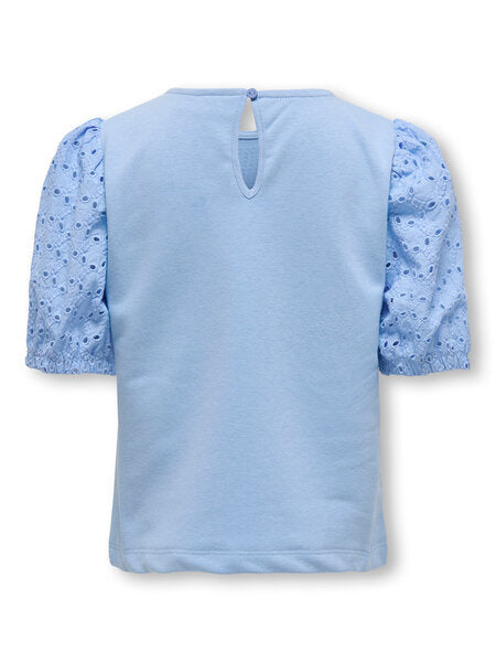 Kids T - shirt NINNA Open Air DTM Broderi Anglais Sleeves Regular Fit