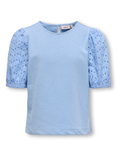 Kids T - shirt NINNA Open Air DTM Broderi Anglais Sleeves Regular Fit