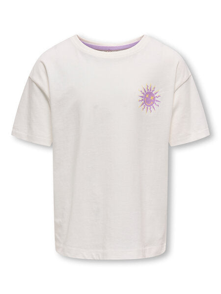 Kinder T-Shirt JOY Cloud Dancer Attitude Regular Fit