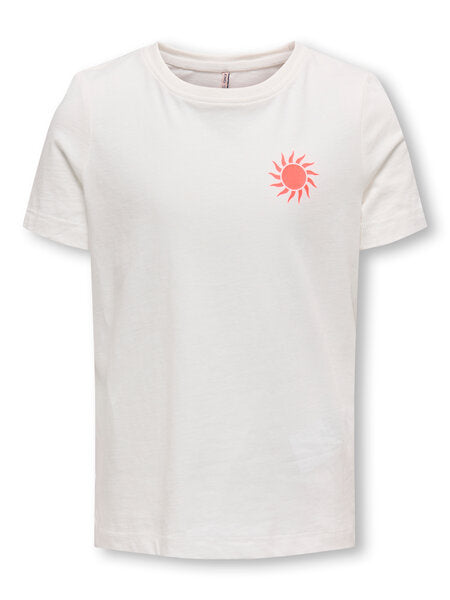 Kids T - shirt HAPPY Cloud Dancer Bel Air Regular Fit