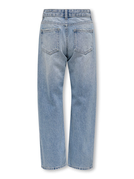 Kids spijkerbroek ELLA Light Blue Denim Straight Fit