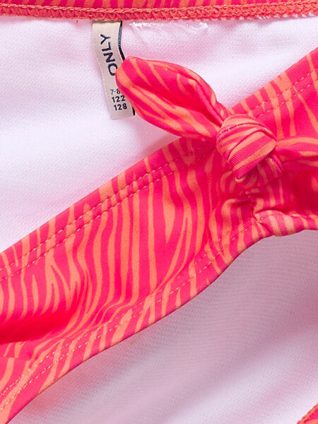 Kids bikini BEACH KNOT Dubarry Boho Zebra Raspberry