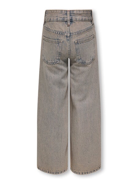 Kinderjeans BAXTER Hellblaue Denim TINTED Weitbeiniger Schnitt