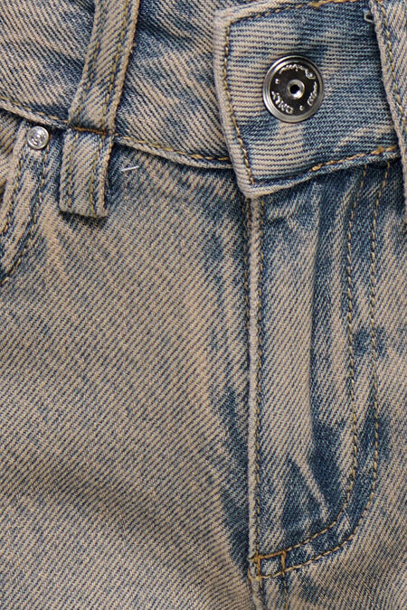 Kinderjeans BAXTER Hellblaue Denim TINTED Weitbeiniger Schnitt