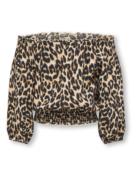 Kinderoberteil GLOW Schwarz Clara Leo Regular Fit