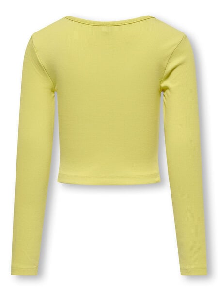 Kinder Langarmshirt NESSA Lima Bean Cut Out Schulter Enganliegend