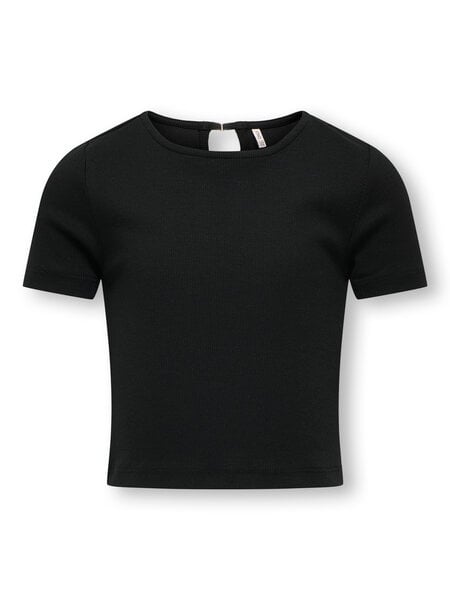 Kinder T-Shirt RENE Schwarzes Herz Strass Regular Fit