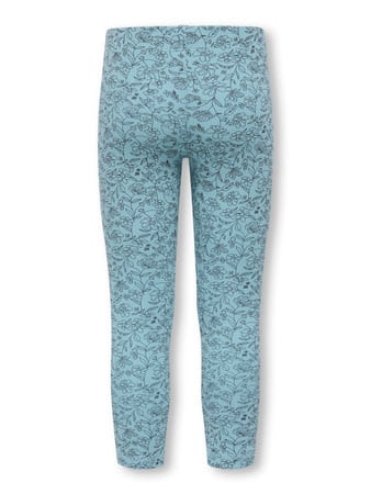 Mini legging TRINNY LIFE Cameo Blue Outlined Flower Tight Fit