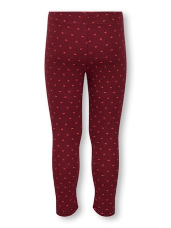 Mini legging TRINNY Cabernet Hearts Tight Fit