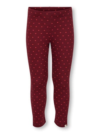 Mini legging TRINNY Cabernet Hearts Tight Fit