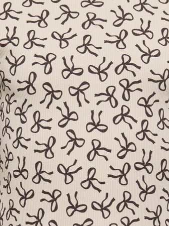 Mini longsleeve TRINNY Pumice Stone Bow Tight Fit