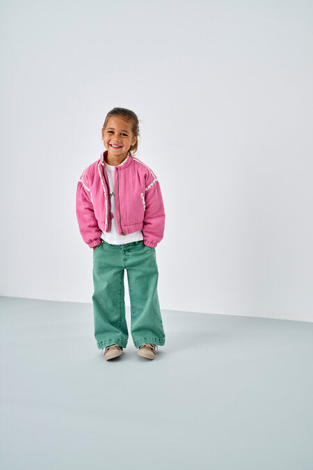 Mini Sommerjacke THYRA Heather Rose Bindings/Sia Open Ditsy