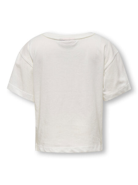 Mini T - shirt RENNA Cloud Dancer Never Loose Fit