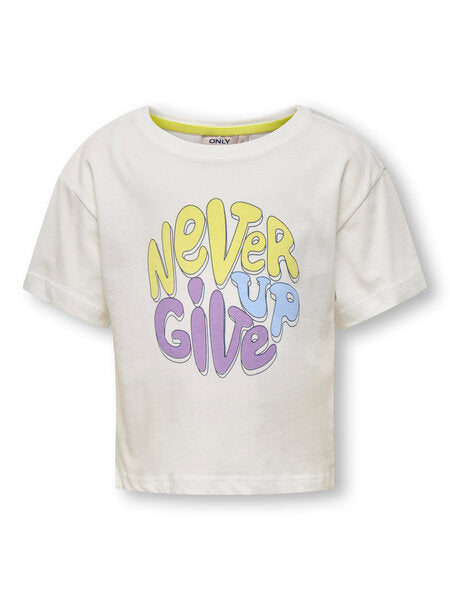 Mini T - shirt RENNA Cloud Dancer Never Loose Fit