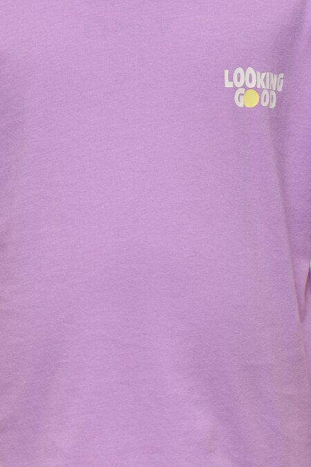 Mini T-Shirt RENNA African Violet Gute Lockere Passform