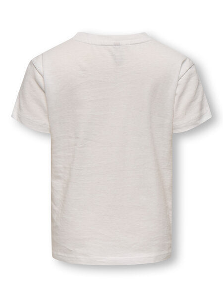 Mini T-Shirt POLLI Cloud Dancer Wreth Oversize Passform