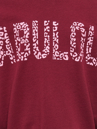 Mini trui GEORGIA Cabernet Fabulous Loose Fit